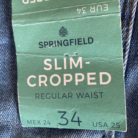 Springfield Slim Cropped Jeans - Picture 11 of 12